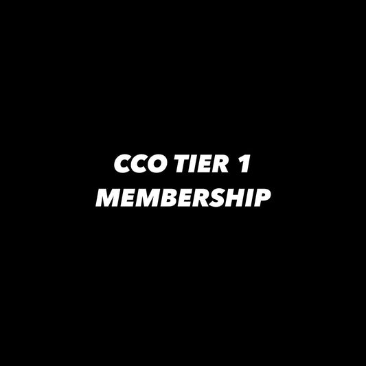 CCO Tier 1 MEMBERSHIP